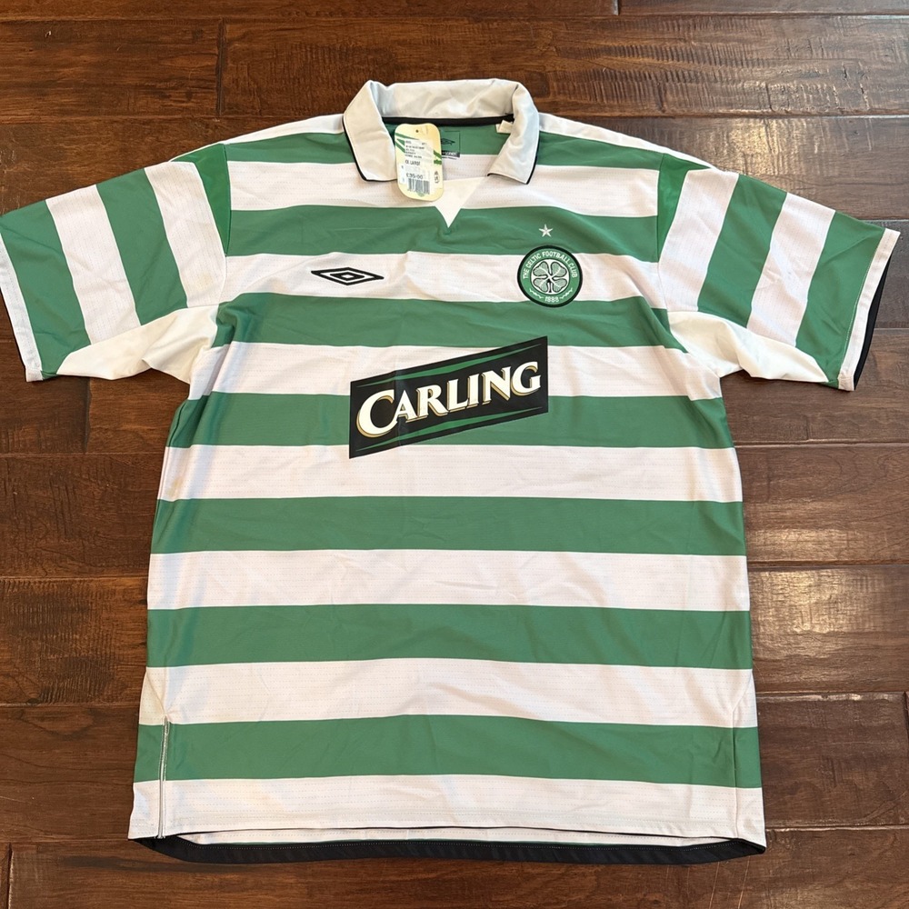 Vintage Authentic Celtic Carling Football Club Jersey 2004/05 Umbro Men XL NWT